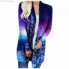 Women's Sweaters Women'S Christmas Long Sleeve Front Cardigan Printed Top Lightweight Jacketautumn And Winter New Fashion Simple Versatile 2023L231010