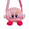 Kawaii Kirby Peluş Oyuncak El Çantası Karikatür Yıldızı Kirby Messenger Bag Peluş Oyuncak Kızlar Doğum Günü Hediyeleri