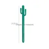 Gel Pens Gros Cactus Stylo Corée du Sud Papeterie Dessin Animé Mignon Gel Stylos Étudiant Prix Vente Cadeaux Bureau École Affaires Industri Dhkch