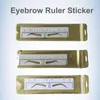 Makeup Tools 25pcs Disposable Microblading Eyebrow Stencil Sticker Eyebrow Ruler Shaping Measure Tools Permanent Makeup Accessory PMU Supply 231007