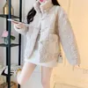 Kvinnors päls sweetxue kvinnor 2023 vinter koreansk preppy stil mink sammet tjock kappa med härlig överrock ytterkläder kvinna