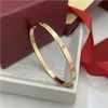 Dünne Titanstahl Frauen Männer lieben Schraubenarmband Knochen Silber Roségold Schraubendreher Nagel Bangel Designer Armbänder COUPL248O