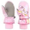 Mitaines pour enfants enfants fille licorne dessin animé petit cheval gants de neige hiver enfants imperméable belles mains plus chaudes 231009