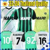 23 24 US Sassuolo Soccer Jerseys Rogerio Obiang 2023 2024 M.Henrique Mulattieri Football Shirts Pinamonti Berardi Frattesi Pegolo Lauriente Defrel Men Minforms