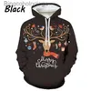 Frauen Pullover 2022 Neue Ankunft Weihnachten Hirsch 3D Gedruckt Hoodie Winter Freizeit Frohes Neues Jahr Rundhals Pullover L231010