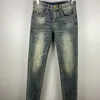 Toppdesigner lyxiga polära sommarfall high street mode high street out street byxor jeans andas elastiska mönstrade denim byxor för män och kvinnor
