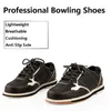 Bowling professionnel hommes chaussures de Bowling mâle anti-dérapant baskets d'entraînement hommes respirant chaussures en cuir PU chaussures de Bowling décontractées 38-47 231009