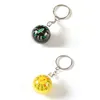 Ball Shape Compass Keychain Portable Outdoor Keychains Backpack Pendant Keyring Key Chain