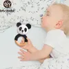 Clipes de suporte de chupeta # Vamos fazer chocalho de bebê de madeira de qualidade alimentar anel de madeira crochê panda mordedor brinquedos música chocalho dentição bebê ginásio atividade brinquedo 231010