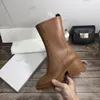 Designer Women Platform Boots Ankel-High PVC Rainboots Black White Grey Fashion Waterproof Outdoor Boot