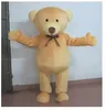 Halloween haute qualité brun ours en peluche mascotte costume ensemble jeu de rôle robe de jeu costume de Noël Pâques taille adulte vêtements de carnaval