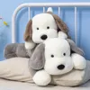 Plush Dolls Kawaii Dog Doll Stuffed Soft Lying Puppy Toy Cute Animals Sofa Cushion Sleep Pillow Kids Boy Birthday Gift 231009