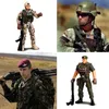 Militaire figuren 6-delig Actiefiguren Leger soldaten speelgoed met wapen / Militaire figuren Beweegbare militaire soldaat Speelset Heroïsch model voor jongensgeschenken 231009