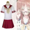 2023 Nyaste anime flickan jag gillar glömde hennes glasögon mie ai cosplay costume wig japan korea jk skol uniform kvinna kawaii suitcosplay