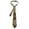 Bow Ties Hamsa Hand Tie Gold Of Fatima Custom DIY Neck Vintage Cool Collar For Unisex Adult Business Necktie Accessories