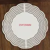 Sublimation Wind Spinner Sublimat Metal Painting 10inch Blank Metal Ornament Double Sides Sublimated Blanks DIY Christmas Home Decoration