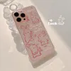 Mobiele telefoon hoesjes schattig cartoon konijn dier hoesje voor iphone 13pro 7 8 plus 13promax 15 11 12 13 14 pro max mini xr x xsmax xs cover fundas 231010