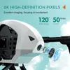 Dixsg Yeni KS66 Mini Drone 4K Profezonal 8K HD Kamera Hava Fotoğrafçılığı Fırçasız Motor RC Helikopter Quadcopter FPV Oyuncaklar