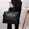 Aktentaschen Herren Business Büro Aktentasche Echtes Leder Messenger Bag Für 15,6" Laptop Dokument Luxus Arbeit Schultertaschen Handtasche