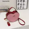 New Old Flower Love Box Womens Bag Designer Classic Logo He Bag Cute Heart Stripe Crossbody Bag 10 Colours