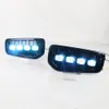 DRL LED samochodowego dla HAVAL DARGO 2021 2022 Światła do jazdy w ciągu dnia z żółtą skręconą sygnałem napędowym Lampa mgła pokrywka lampy mgły