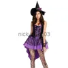 Costume a tema Carnevale multiplo Halloween Lady Viola Elegante costume da strega Smoking carino Magia Strega Tutina Cosplay Fancy Party Dress x1010