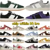 Campus 00s mocka sneakers mens casual skor designer tränare mörkgrön moln vit svart gummi grå energi bläck brun öken bärnsten valentiner dag bark kvinnors sko