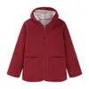 Women's Jackets Cardigan Hooded Zipper Fuzzy Casual Fleece Coat With Pockets Pull Overs Women Running Jacket