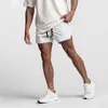 Short de course tissé monocouche pour hommes, séchage rapide, couleur unie, Fitness, sport et loisirs, pantalon américain cinq pièces, 2023