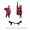 Bike Derailleurs ZOOM HB 876E 4 piston Disc Hydraulic Brake Electric Scooter Folding 203 Mountain Power Off Black Red 160 E bike Bicycle 180 231010