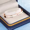 Bangle Stainless Steel Electroplated Bracelet Non-fading Personalized Titanium Inlaid With White Mother-of-pearl