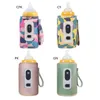 Flaskvärmare sterilisatorer# USB Matning Bottle Warmer Baby Bottle Travel Cover Heat Keeper med justerbar konstant temperatur Portable Milk Heater 231010