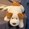 Bambole di peluche 5570 cm Giocattolo per cani Grande cucciolo addormentato Bambola di pezza Animale morbido Cuscino per cartoni animati Cuscino per la schiena per ragazze Regalo di compleanno per ragazze 231009