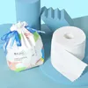 Vävnad 70 ark/väska engångshandduk Badrum Nonwoven Tissue Baby Facecloth Makeup Remover Wipes Torra våt hudvårdshandduk 231007