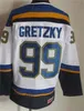 1995 1996 Retro Hockey Vintage 18 Tony Twist Jersey CCM Classic 16 Brett Hull 9 Doug Gilmour 99 Wayne Gretzky 2 Al Macinnis 77 Pierre Turgeon Retire Mens Blu Bianco