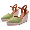 Ubierz buty typu damskiego klina z gęstymi podeszwami i wysokimi obcasami sandałami Bao Tórz