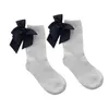 Women Socks Ribbon Bow Girls Soft White Lolita Women's Mid-Calf Cute Elastic Stacked Ankle Japanese Style Dress Hosiery