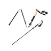 Trekking Poles Outdoor Retractable Defense Cane Nature Hike Equipmen Tourism Trekking Climbing Telescopic Stick Ski Poles CA09 231010