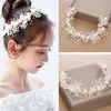 Accesorios para el cabello niñas diadema elegante mujeres aro sombreros vestir elegante novia coreana