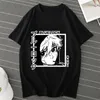 T-shirts pour hommes Anime BLEU LOCK Yoichi Isagi Manga Chemise Hip Hop Manches Courtes Surdimensionné Streetwear Harajuku T-shirts