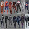 Figuras militares 1/6 femininas com fundo elástico alto esticam incrível aranha menina macacão apertado bodysuit estampado 3D traje de batalha para figura de ação de 12" 231009