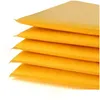 Sacos de correio Atacado Poly Bubble Mailer Pequenos sacos de embalagem acolchoados BK Envelope para mailing e auto-selo navio saco amarelo escritório escola dhlrw