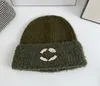 Koreanischen Stil Verdickte Winter Buchstaben Gestrickte Hut Warme Wolle Hut frauen All-Match Closed Toe Beanie Hüte