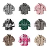 Neue College-Stil Kinder Kleidung Herbst Frühling Langarm Baumwolle Kleinkind Jungen Mädchen Casual Hemd Plaid Kinder Kleidung