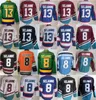Retro Hockey 8 Teemu Selanne Vintage Jersey 13 CCM Klassiek Retire Machtig Paars Wit Zwart Blauw Rood Groen Oranje Retire Teamborduurwerk Ademend Voor sportfans