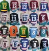 Rétro Hockey 8 Teemu Selanne Maillot Vintage 13 CCM Classique Retraite Mighty Violet Blanc Noir Bleu Rouge Vert Orange Retraite Équipe Broderie Respirant Pour Les Fans De Sport