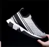 Chaussures de créateurs Hommes Sorrento Diamants Strass Cristaux Courant Femmes Baskets Stretch Mesh Noir Blanc Rouge Glitter Runner Baskets De Sport Plat