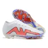 Crampons Chaussures de football Chaussures de football Mercurial Superfly 8 VIII 9 IX Blanc Multicolore Dream Speed Elite Blueprint Vapor XIV 14 Vapor XV 15 Elite FG Zooms édition limitée