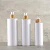 Storage Bottles High Quality Eco Biodegradable Hair Oil Wholesale Frosted Clear Plastic Empty Pump For Shampoo Disinfectant 500ml