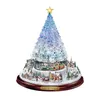 Kerstversiering Kerstboom Roterende Sculptuur Treinversieringen Plakken Raamstickers 20 x 30 cm 231009